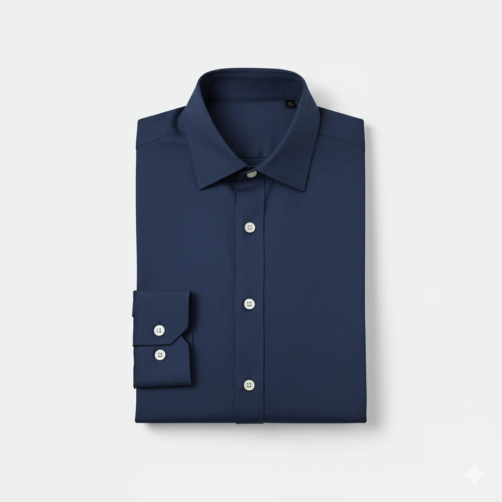 2 Linen Dress Shirt + Leather Belt